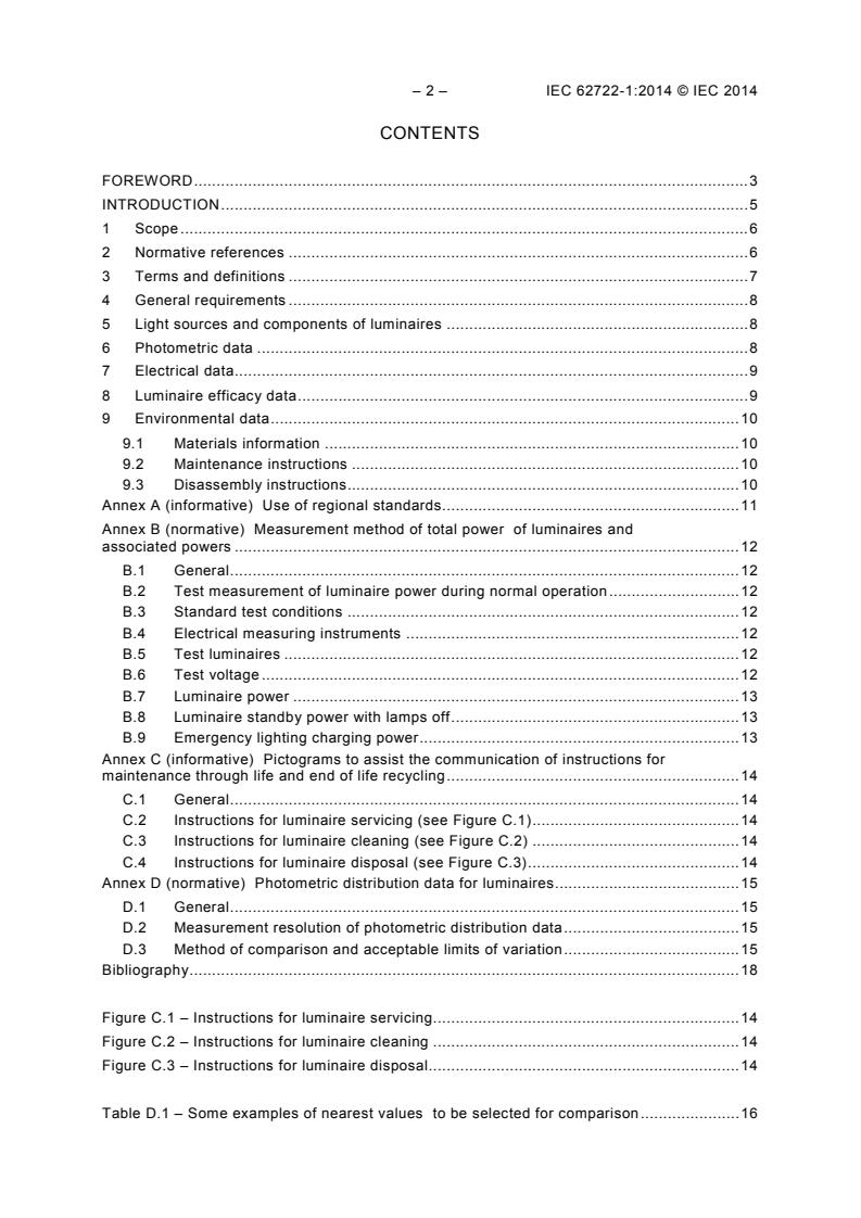 IEC 62722-1:2014 IEC 62722-1:2014 - Luminaire performance - Part 1: General requirements - Page 4 preview
