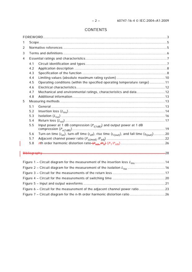 IEC 60747-16-4:2004+AMD1:2009 CSV IEC 60747-16-4:2004+AMD1:2009 CSV - Semiconductor devices - Part 16-4: Microwave integrated circuits - Switches - Page 4 preview