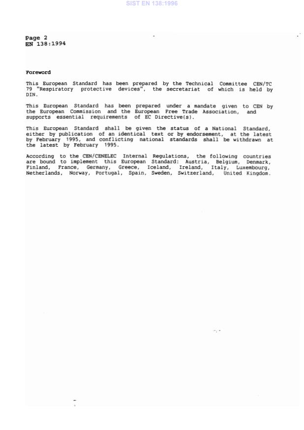 EN 138:1994 EN 138:1996 - Page 4 preview