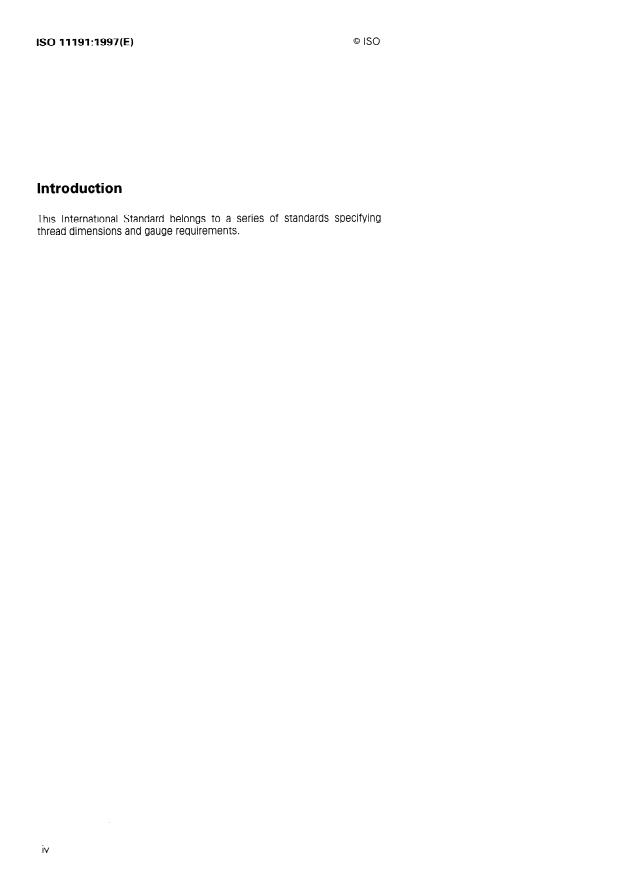 ISO 11191:1997 ISO 11191:1997 - Gas cylinders -- 25E taper thread for connection of valves to gas cylinders -- Inspection gauges - Page 4 preview