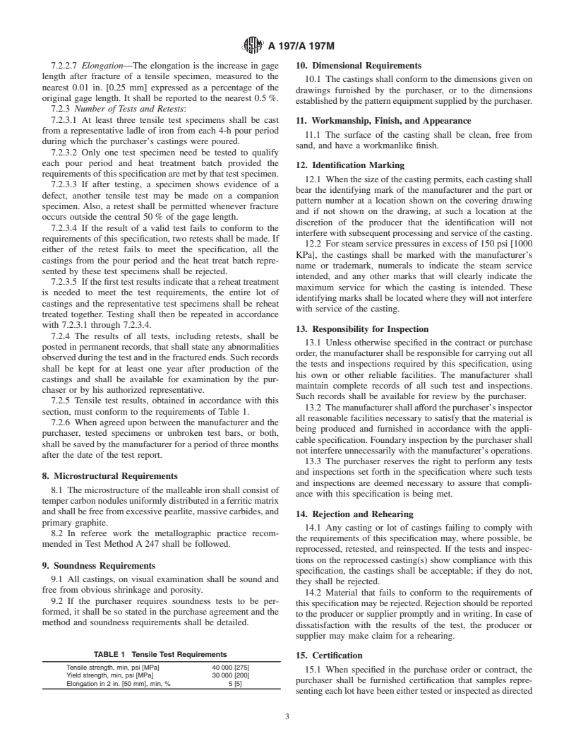 ASTM A197/A197M-00 - Standard Specification for Cupola Malleable Iron