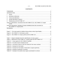 IEC 61966-12-2:2014 - Multimedia systems and equipment - Colour measurement and management - Part 12-2: Simple metadata format for identification of colour gamut - Page 4 preview