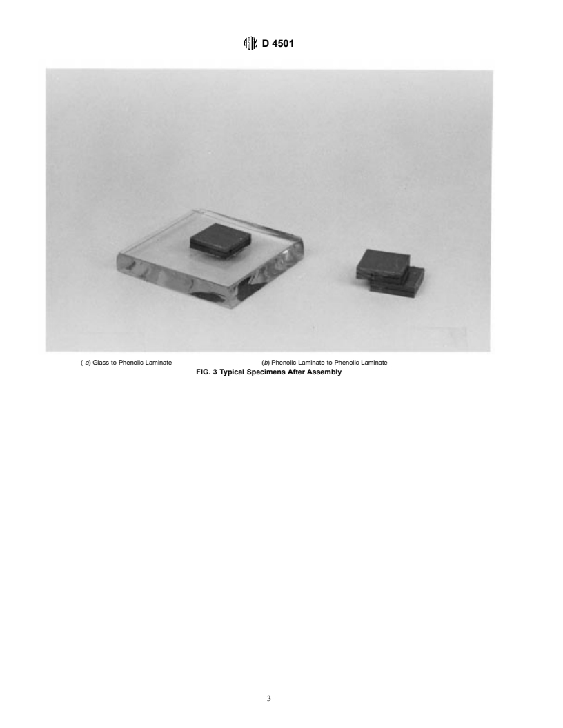 ASTM D4501-95 - Standard Test Method for Shear Strength of Adhesive Bonds Between Rigid Substrates by the Block-Shear Method