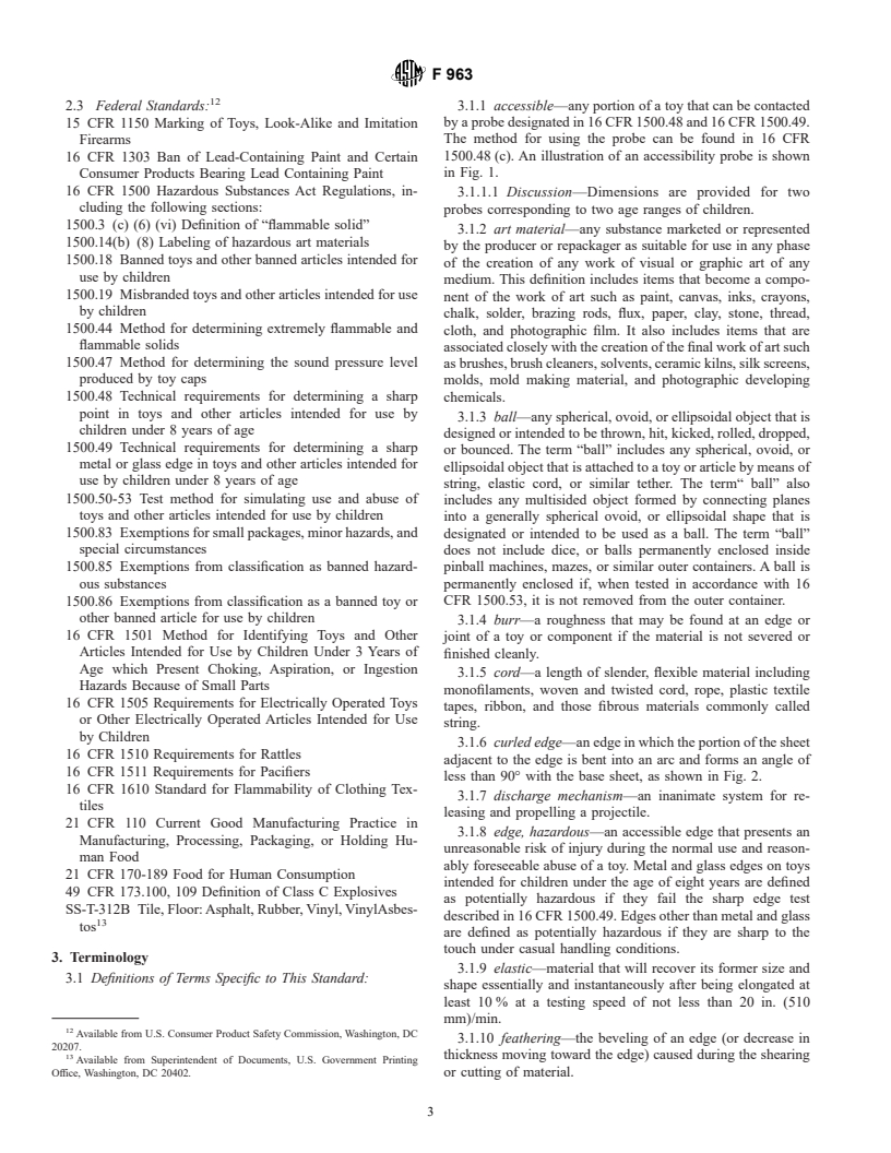 ASTM F963-96ae1 - Standard Consumer Safety Specification on Toy Safety