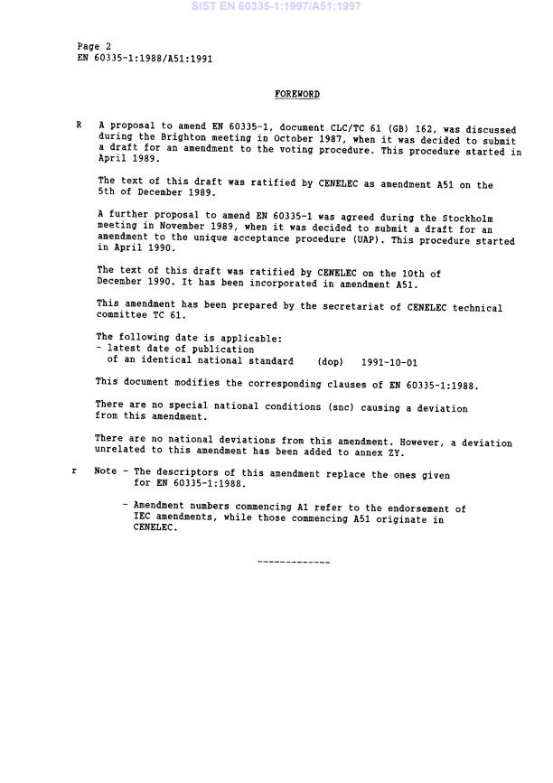 EN 60335-1:1988/A51:1991 EN 60335-1:1997/A51:1997 - Page 4 preview