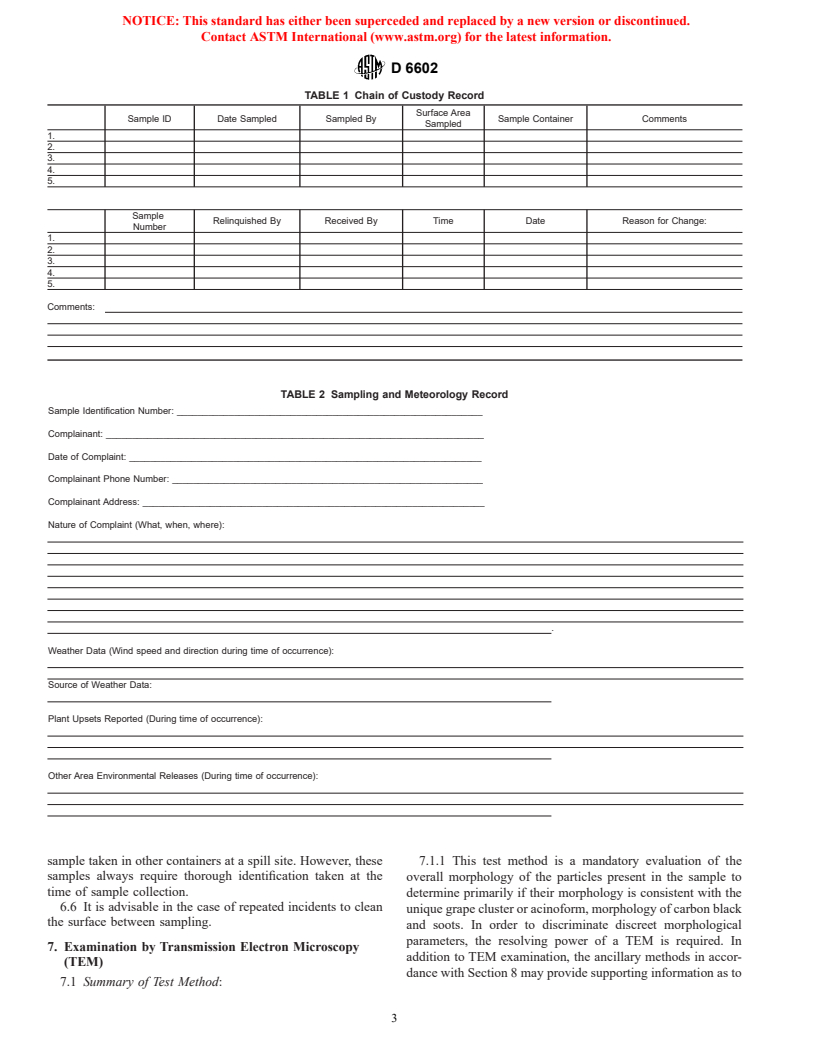 ASTM D6602-02 - Standard Practice for Sampling and Testing of Possible Carbon Black Fugitive Emissions or Other Environmental Particulate, or Both