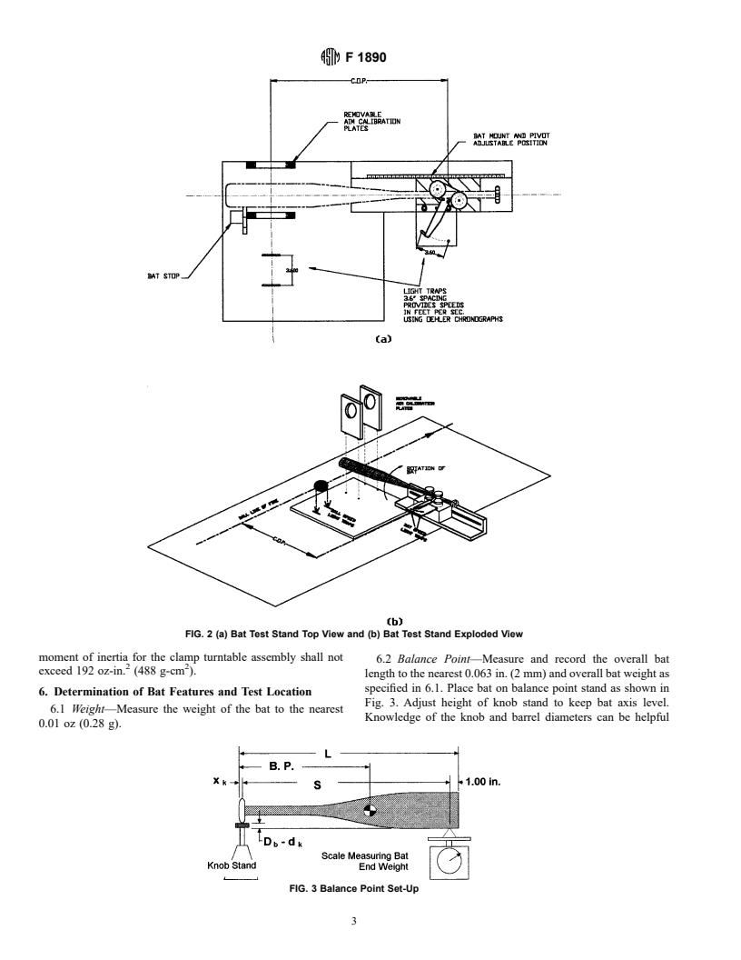 ASTM F1890-98 - Standard Test Method for Measuring Softball Bat Performance Factor