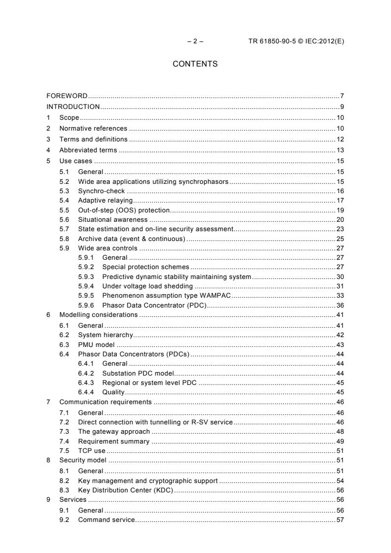 IEC TR 61850-90-5:2012 IEC TR 61850-90-5:2012 - Communication networks and systems for power utility automation - Part 90-5: Use of IEC 61850 to transmit synchrophasor information according to IEEE C37.118 - Page 4 preview