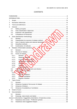 IEC 60079-10-1:2015 - Explosive atmospheres - Part 10-1: Classification of areas - Explosive gas atmospheres
Released:9/8/2015
Isbn:9782832228678 - Page 4 preview