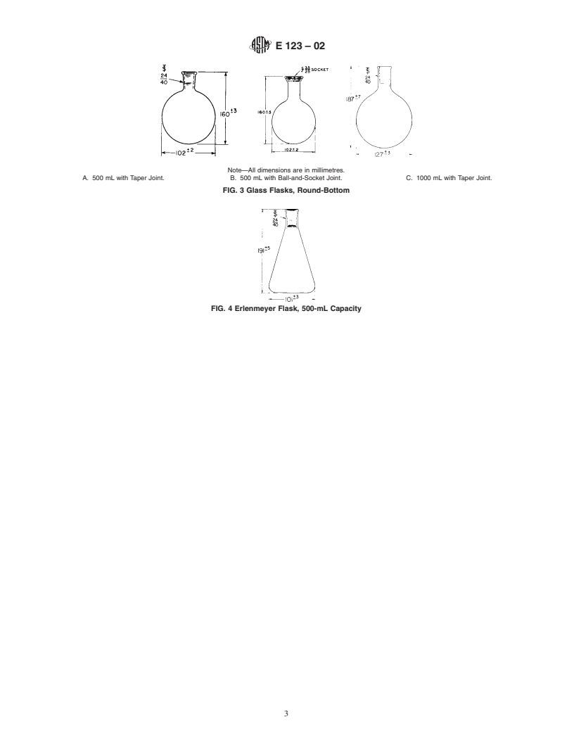 ASTM E123-02 - Standard Specification for Apparatus for Determination of Water by Distillation