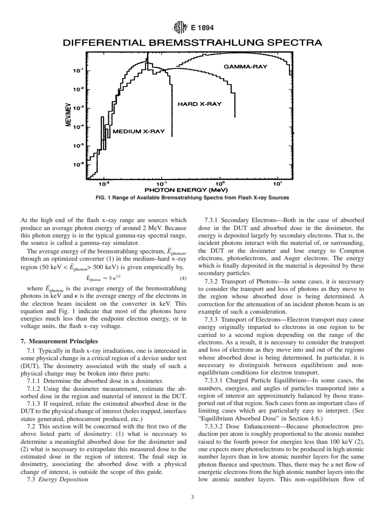 ASTM E1894-97(2002) - Standard Guide for Selecting Dosimetry Systems for Application in Pulsed X-Ray Sources