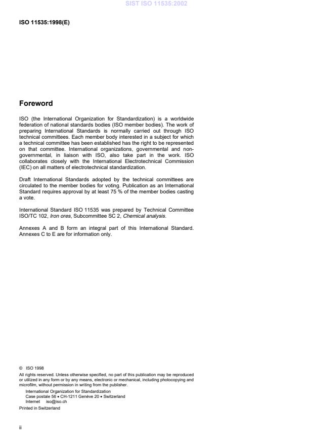 ISO 11535:1998 ISO 11535:2002 - Page 4 preview