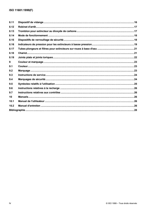 ISO 11601:1999 ISO 11601:1999 - Extincteurs sur roues -- Performances et construction - Page 4 preview