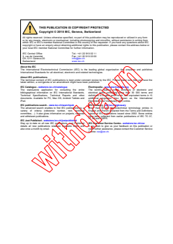 IEC 61347-1:2015 RLV - Lamp controlgear - Part 1: General and safety requirements
Released:2/19/2015
Isbn:9782832222898 - Page 2 preview