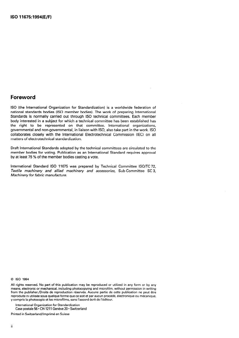 ISO 11675:1994 ISO 11675:1994 - Page 2 preview