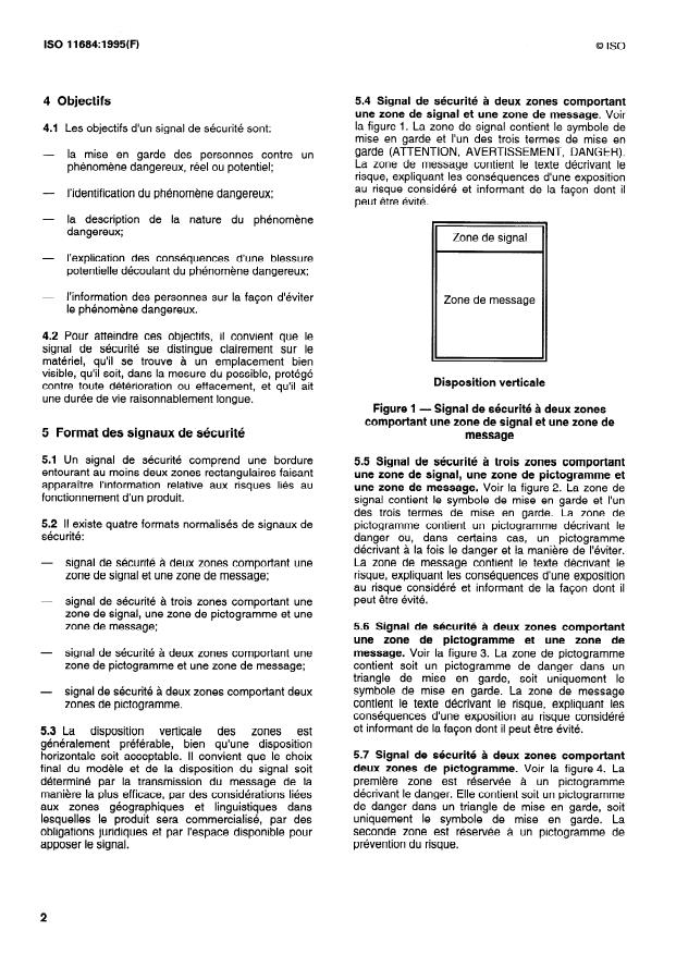 SIST ISO 11684:1995 ISO 11684:1995 - Tracteurs et matériels agricoles et forestiers, matériels a moteur pour jardins et pelouses -- Signaux de sécurité et de danger -- Principes généraux - Page 4 preview