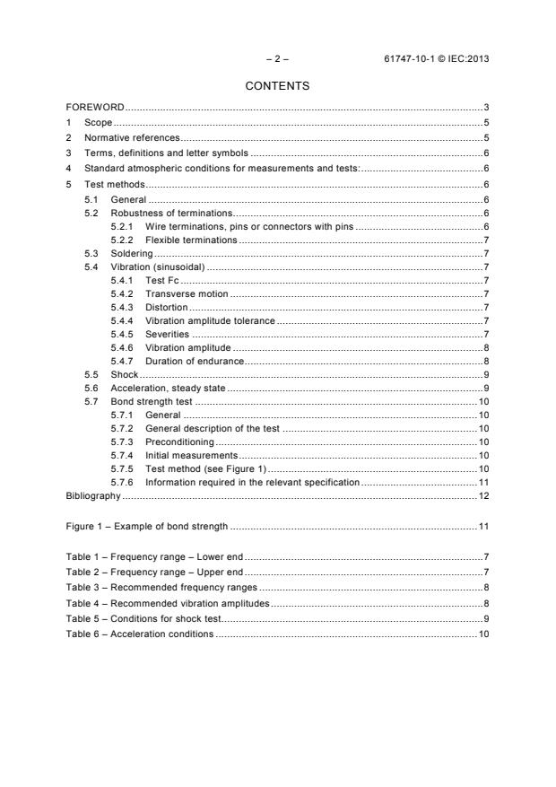 IEC 61747-10-1:2013 IEC 61747-10-1:2013 - Liquid crystal display devices - Part 10-1: Environmental, endurance and mechanical test methods - Mechanical - Page 4 preview