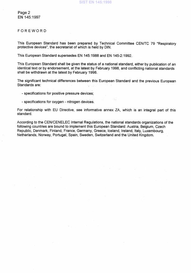 EN 145:1997 EN 145:1998 - Page 4 preview