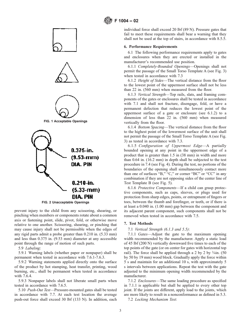 ASTM F1004-02 - Standard Consumer Safety Specification for Expansion Gates and Expandable Enclosures