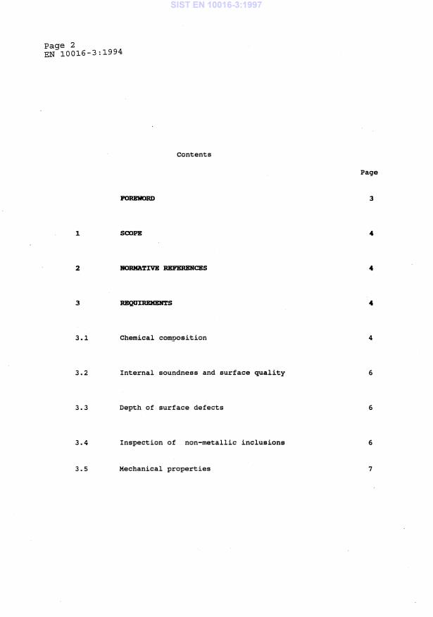 EN 10016-3:1994 EN 10016-3:1997 - Page 4 preview