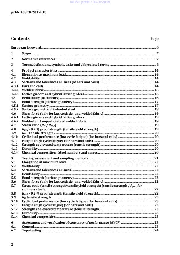 oSIST prEN 10370:2019 oSIST prEN 10370:2019 - Page 4 preview