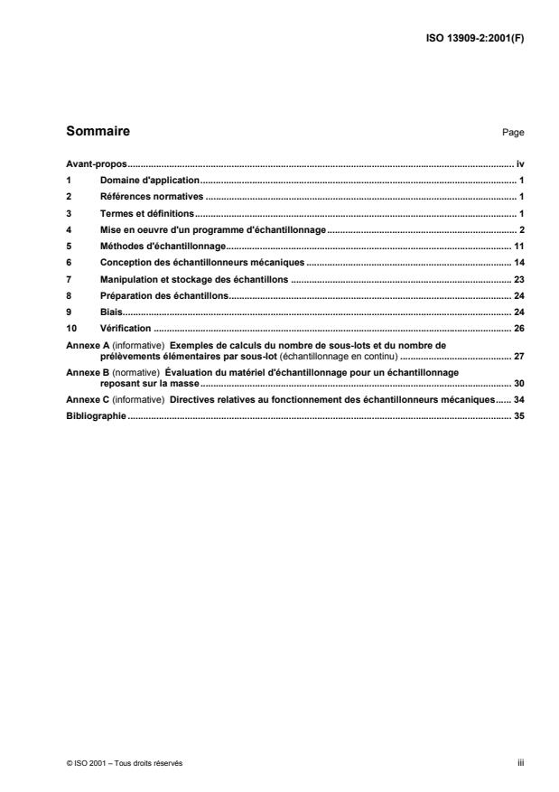 ISO 13909-2:2001 - Houille et coke -- Échantillonnage mécanique