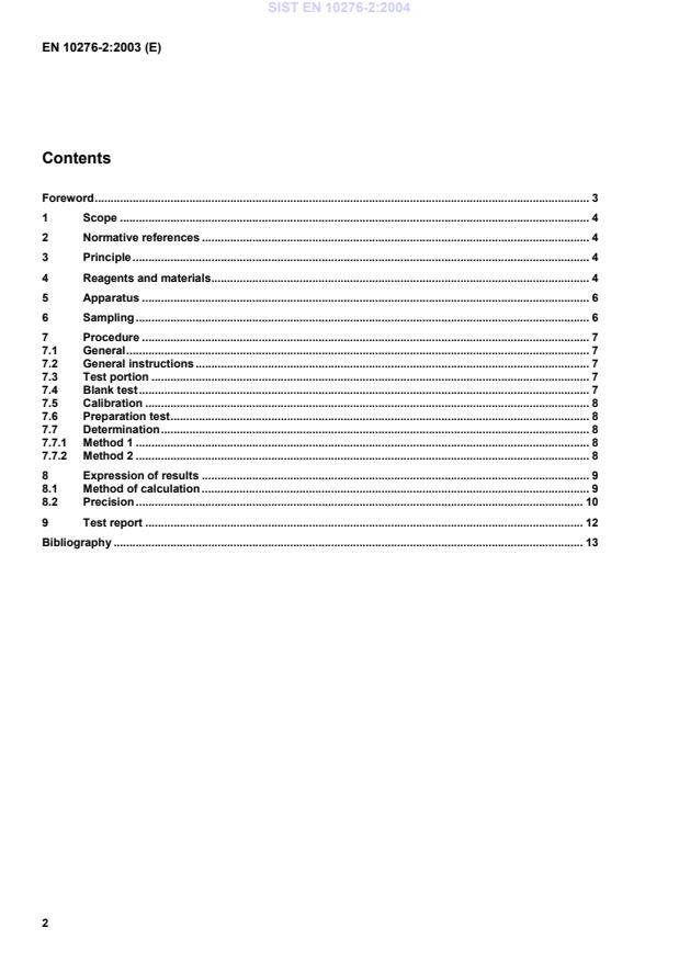 EN 10276-2:2003 EN 10276-2:2004 - Page 4 preview