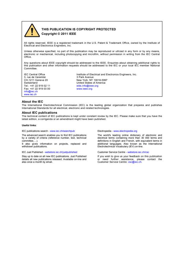 IEC 62032:2012 IEC 62032:2012 - Guide for the Application, Specification and Testing of Phase-Shifting Transformers - Page 2 preview