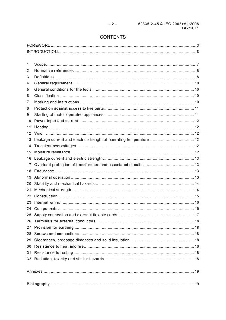 IEC 60335-2-45:2002+AMD1:2008+AMD2:2011 CSV IEC 60335-2-45:2002+AMD1:2008+AMD2:2011 CSV - Household and similar electrical appliances - Safety - Part 2-45: Particular requirements for portable heating tools and similar appliances - Page 4 preview