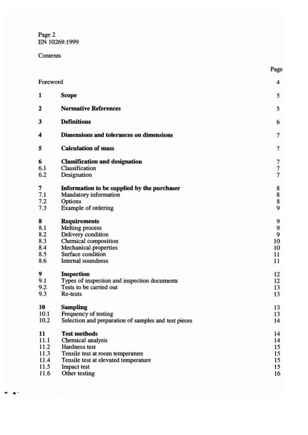 EN 10269:1999 EN 10269:2000 - Page 4 preview
