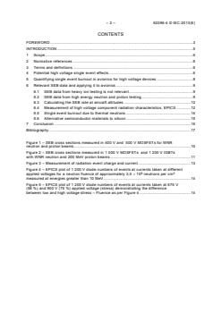 IEC 62396-4:2013 - Process management for avionics - Atmospheric radiation effects - Part 4: Design of high voltage aircraft electronics managing potential single event effects - Page 4 preview