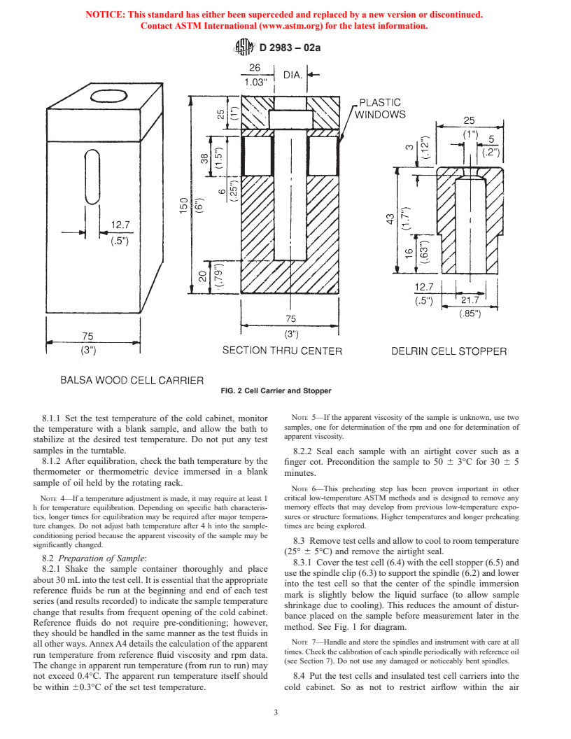 ASTM D2983-02a - Standard Test Method for Low-Temperature Viscosity of Lubricants Measured by Brookfield Viscometer