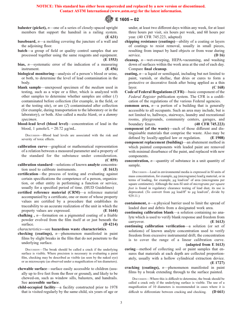 ASTM E1605-02 - Standard Terminology Relating to Lead in Buildings