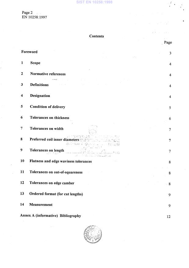 EN 10258:1997 EN 10258:1998 - Page 4 preview