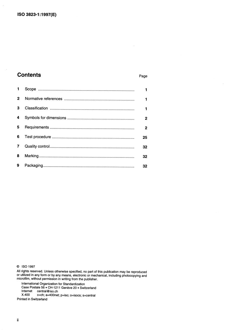 ISO 3823-1:1997 ISO 3823-1:1997 - Dental rotary instruments — Burs — Part 1: Steel and carbide burs
Released:7/24/1997 - Page 2 preview