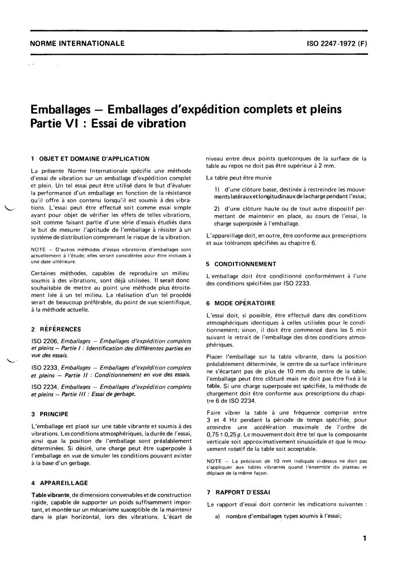 ISO 2247:1972 - Title missing - Legacy paper document
Released:1/1/1972