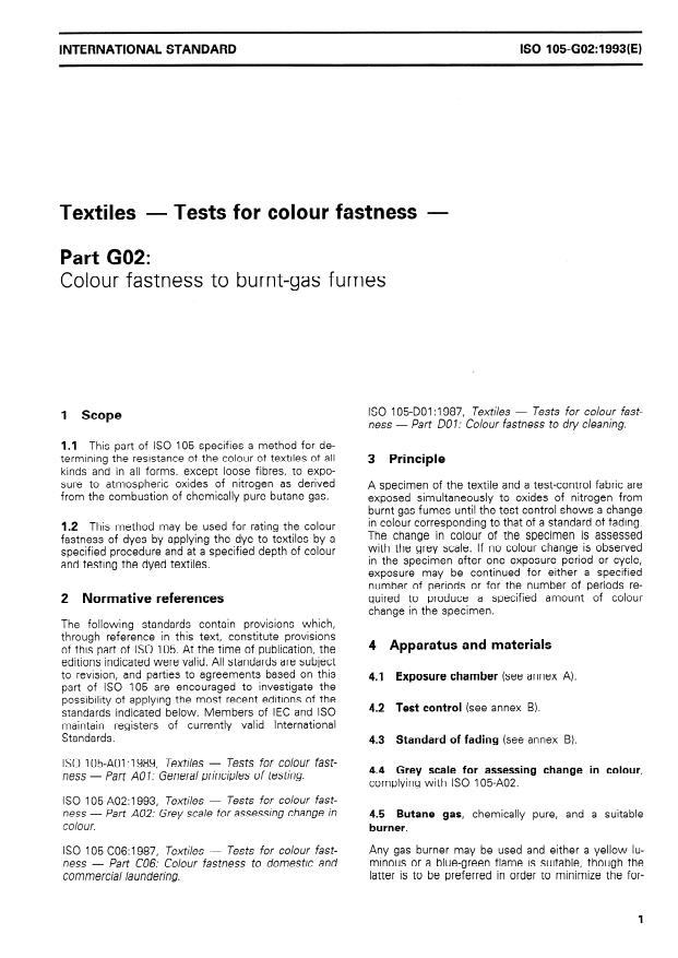 ISO 105-G02:1993 ISO 105-G02:1993 - Textiles -- Tests for colour fastness - Page 3 preview