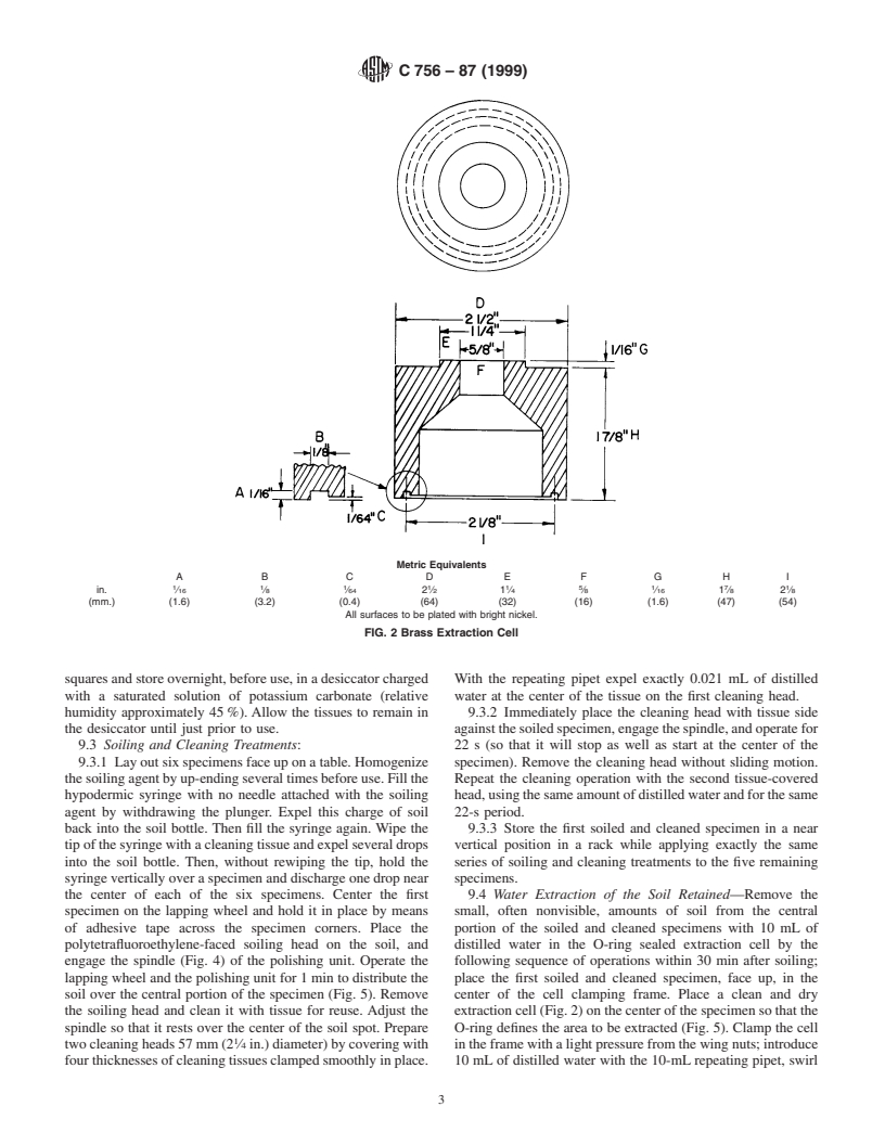 ASTM C756-87(1999) - Standard Test Method for Cleanability of Surface Finishes