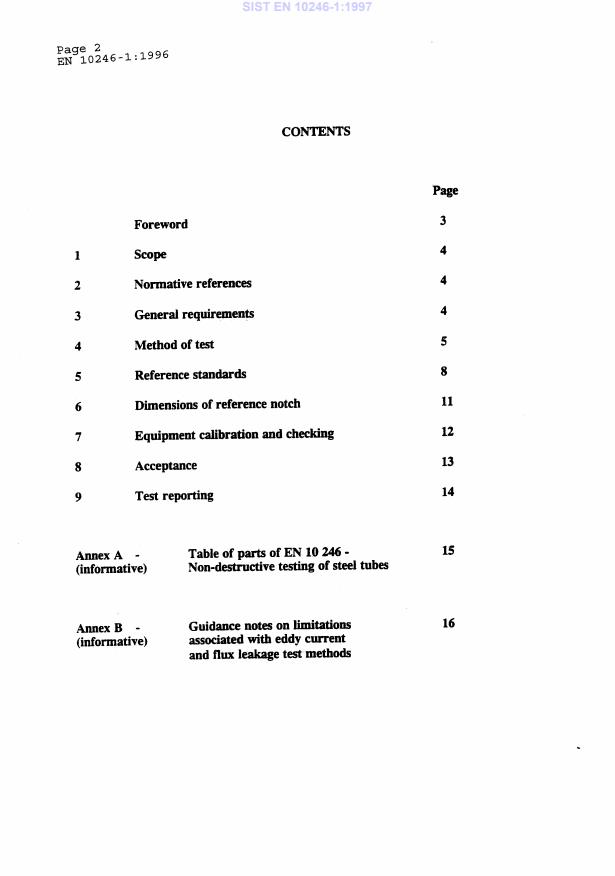 EN 10246-1:1996 EN 10246-1:1997 - Page 4 preview