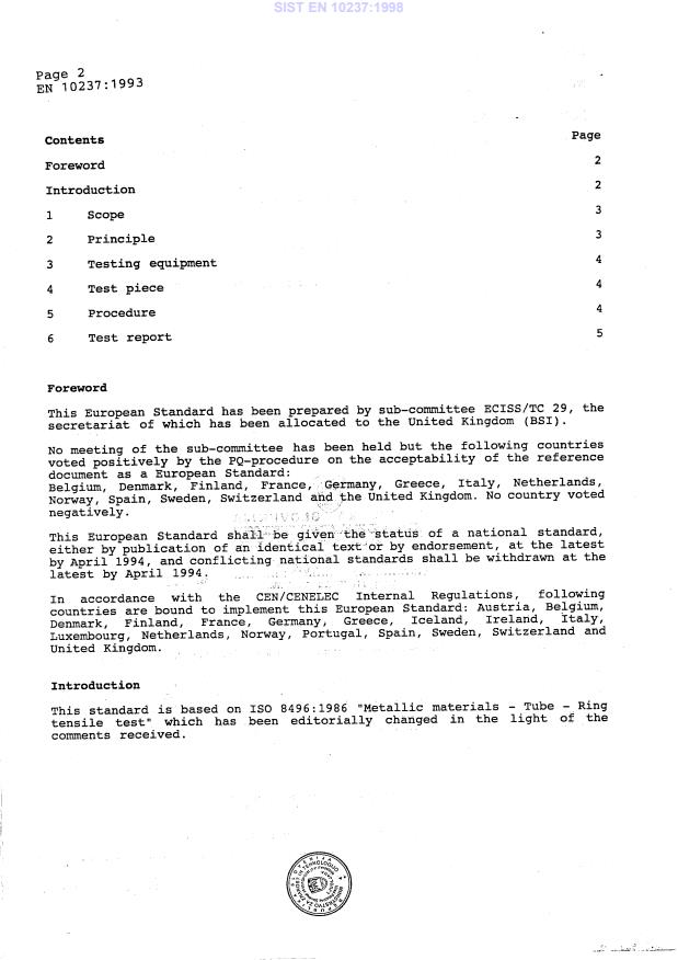EN 10237:1993 EN 10237:1998 - Page 4 preview