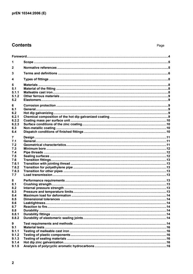 prEN 10344 prEN 10344:2006 - Page 4 preview
