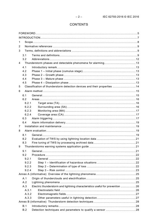 IEC 62793:2016 IEC 62793:2016 - Protection against lightning - Thunderstorm warning systems - Page 4 preview