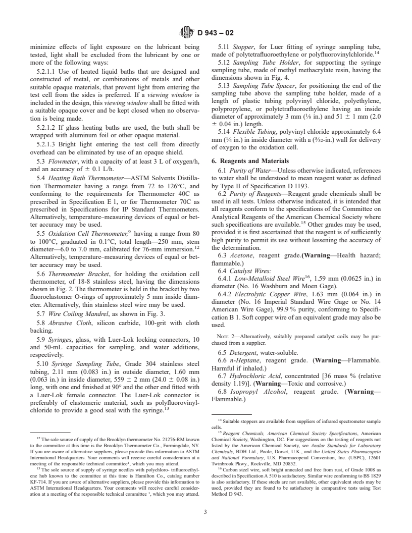 ASTM D943-02 - Standard Test Method for Oxidation Characteristics of Inhibited Mineral Oils