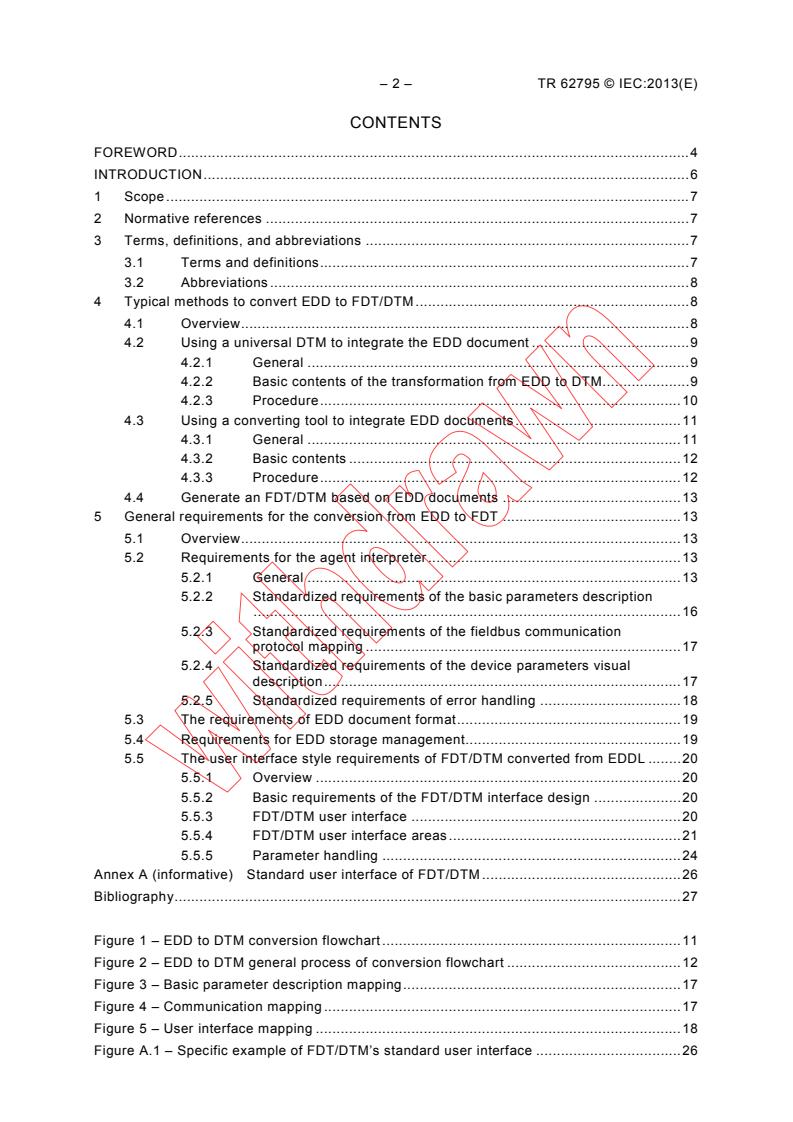 IEC TR 62795:2013 - Interoperation guide of field device tool (FDT)