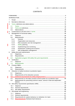 IEC 61511-1:2016 RLV - Functional safety - Safety instrumented systems for the process industry sector - Part 1: Framework, definitions, system, hardware and application programming requirements
Released:2/24/2016
Isbn:9782832232163 - Page 4 preview