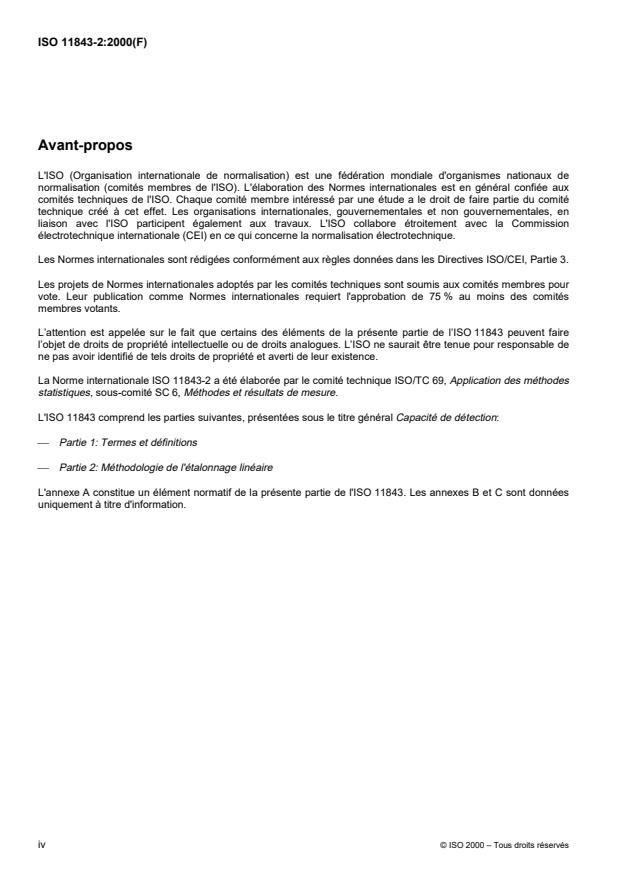 ISO 11843-2:2000 ISO 11843-2:2000 - Capacité de détection - Page 4 preview