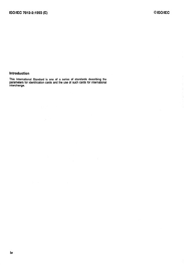 ISO/IEC 7812-2:1993 ISO/IEC 7812-2:1993 - Identification cards -- Identification of issuers - Page 4 preview