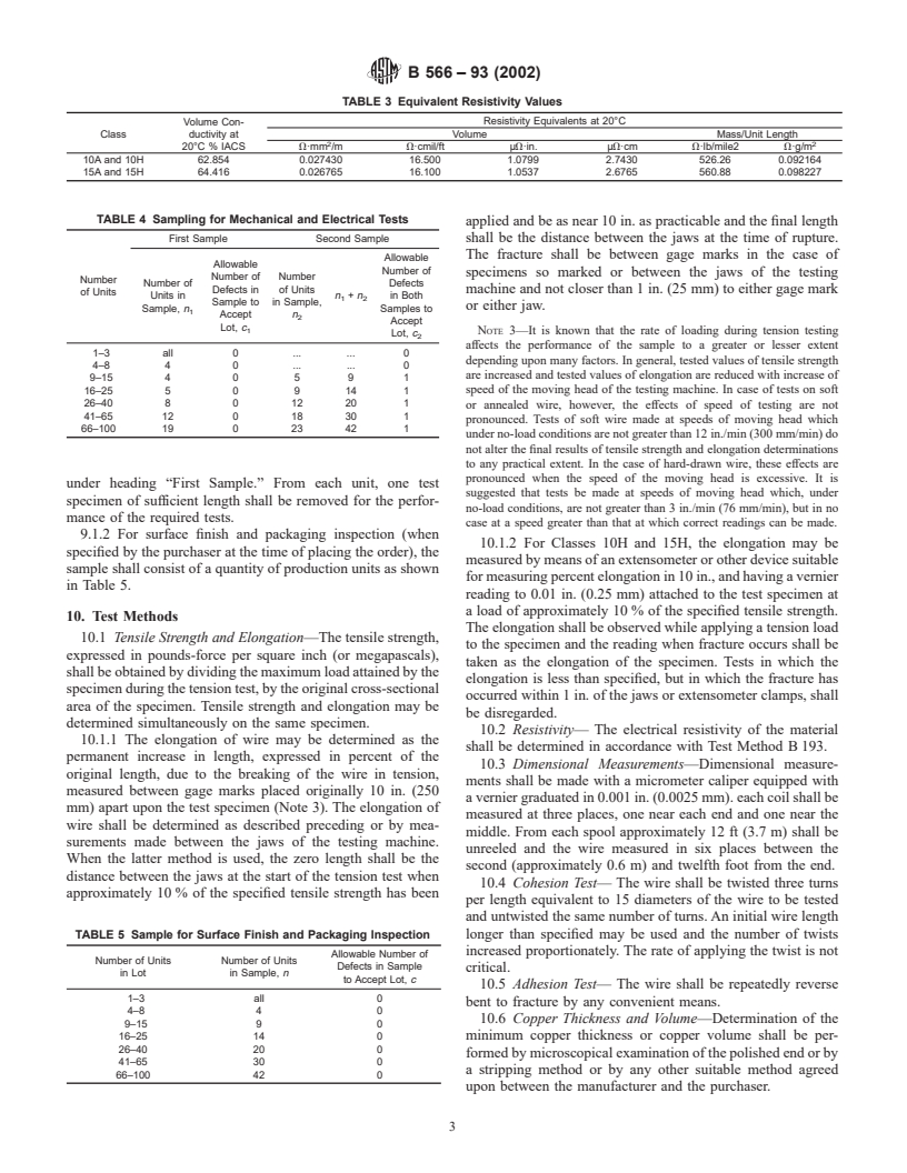 ASTM B566-93(2002) - Standard Specification for Copper-Clad Aluminum Wire