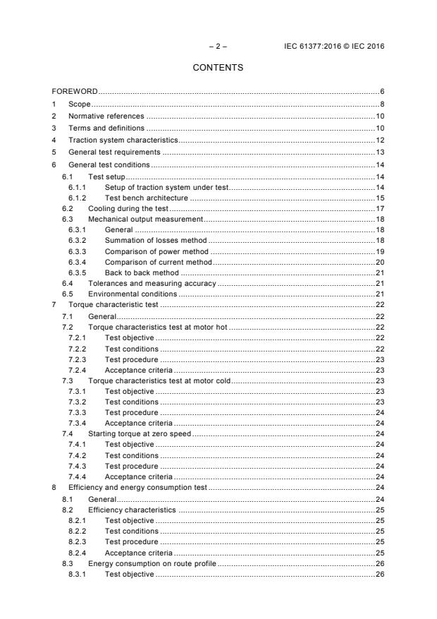 IEC 61377:2016 IEC 61377:2016 - Railway applications - Rolling stock - Combined test method for traction systems - Page 4 preview