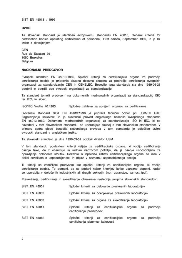 EN 45013:1989 EN 45013:1996 - Page 2 preview